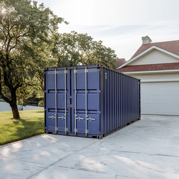 you can keep residential storage containers for as long as you need them